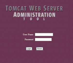 Tomcat Web Server Administration Tool 的登录界面 Tomcat Web Server Administration Tool 的登录界面